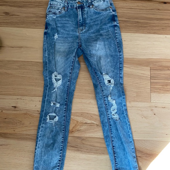 Blue Ripped Jeans - Picture 2 of 2